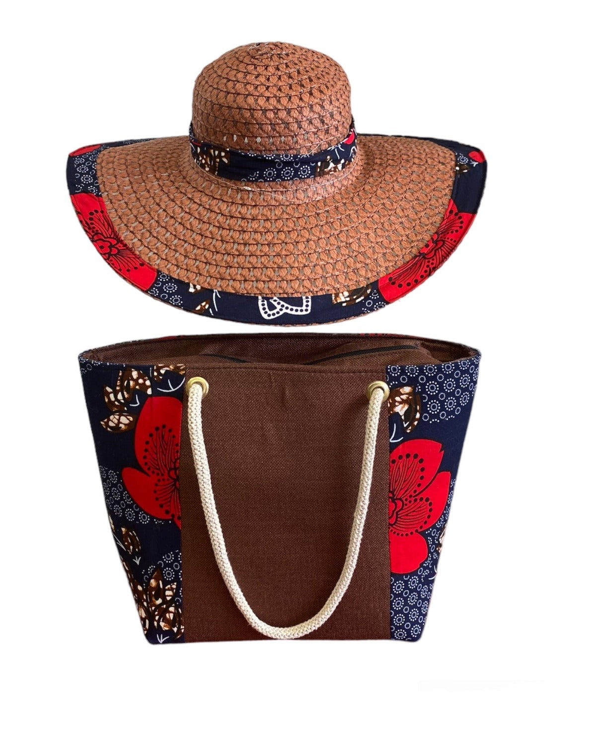 Summer African Handbag and a matching Hat