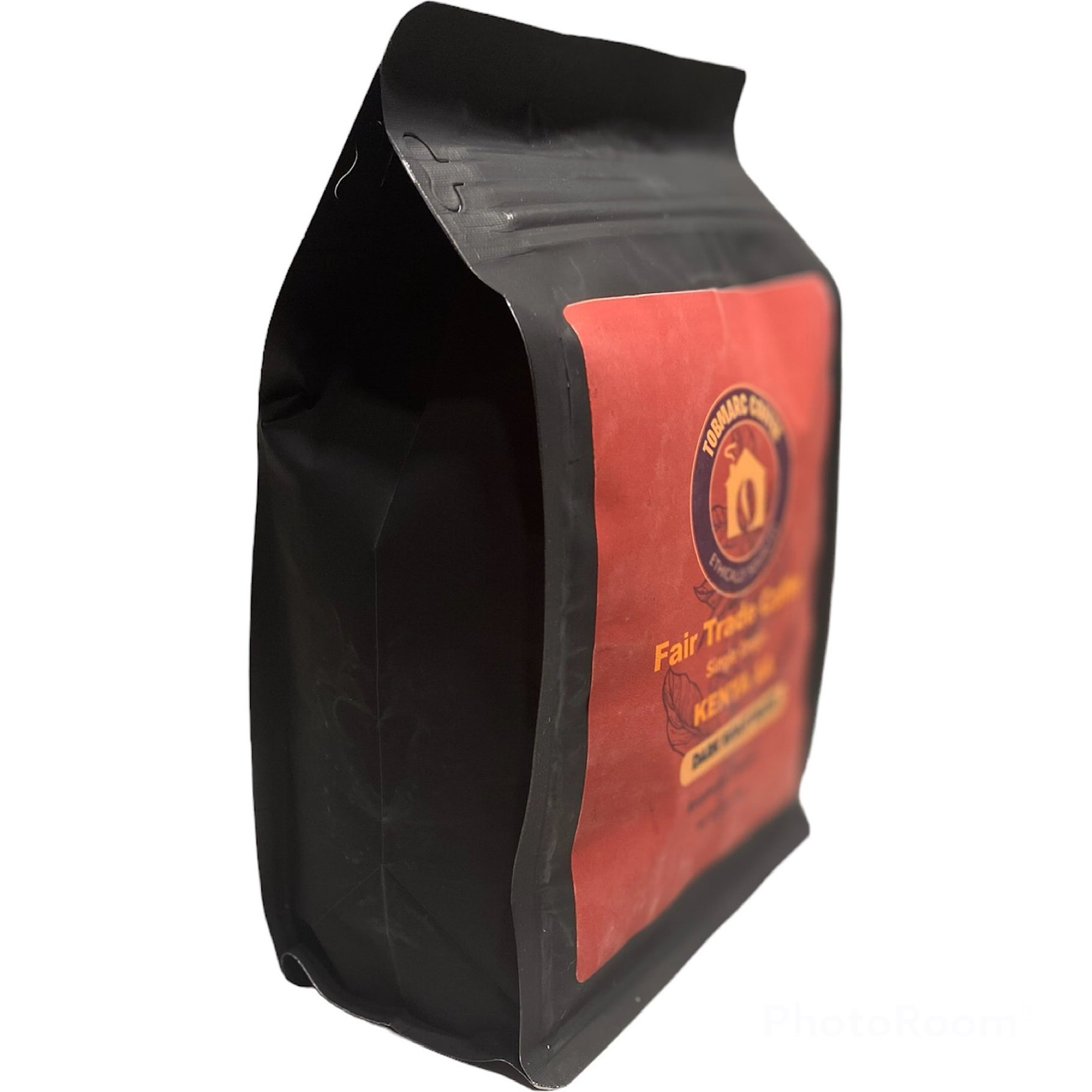 Tobmarc Kenya AA Coffee Beans Single Origin Dark, Medium Freshly Roasted in Canada FairTrade Whole Bean Coffee(340g/12oz)