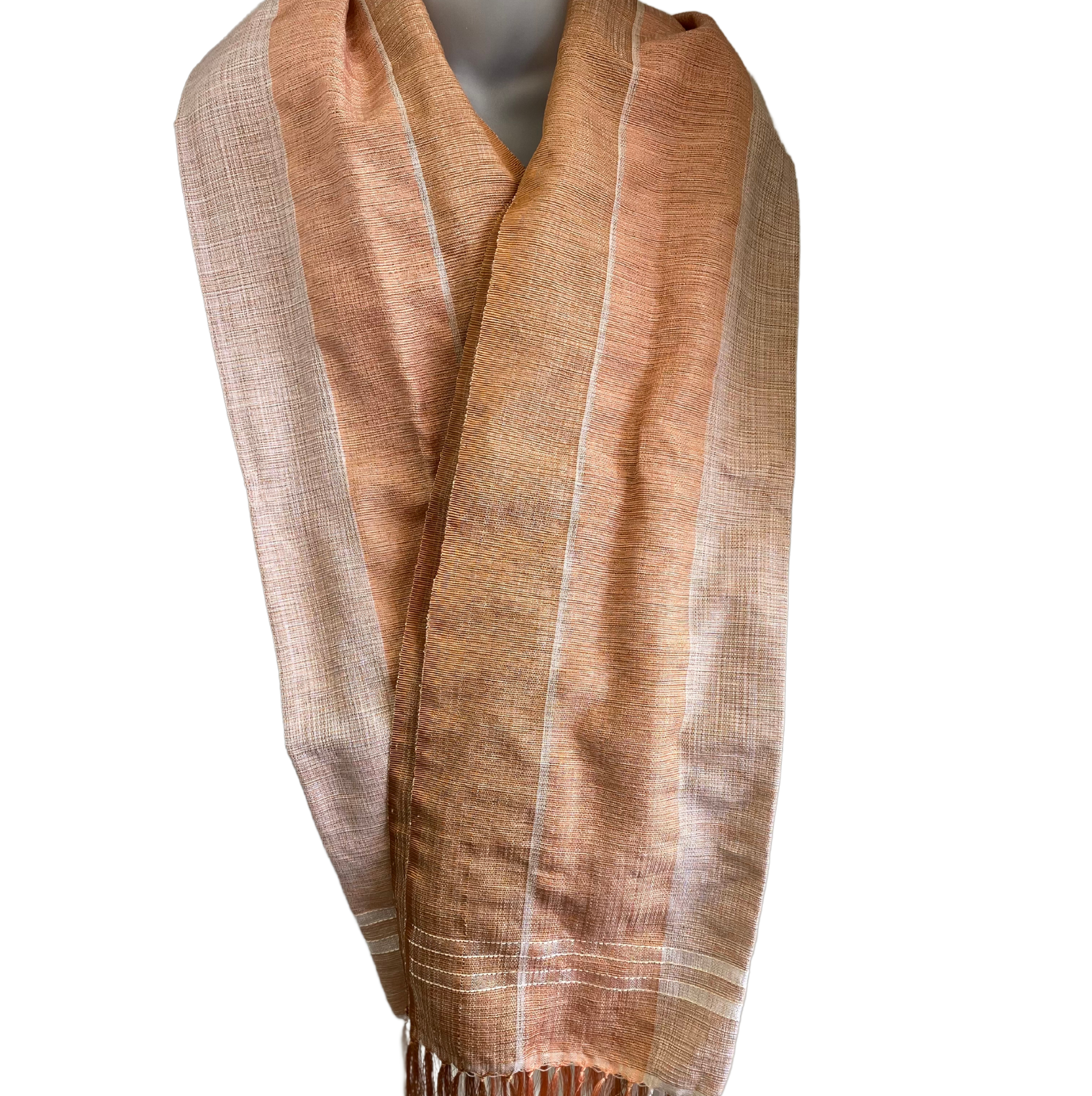 Raw Silk from Madagascar scarf, table Runners Lamba Landy 004