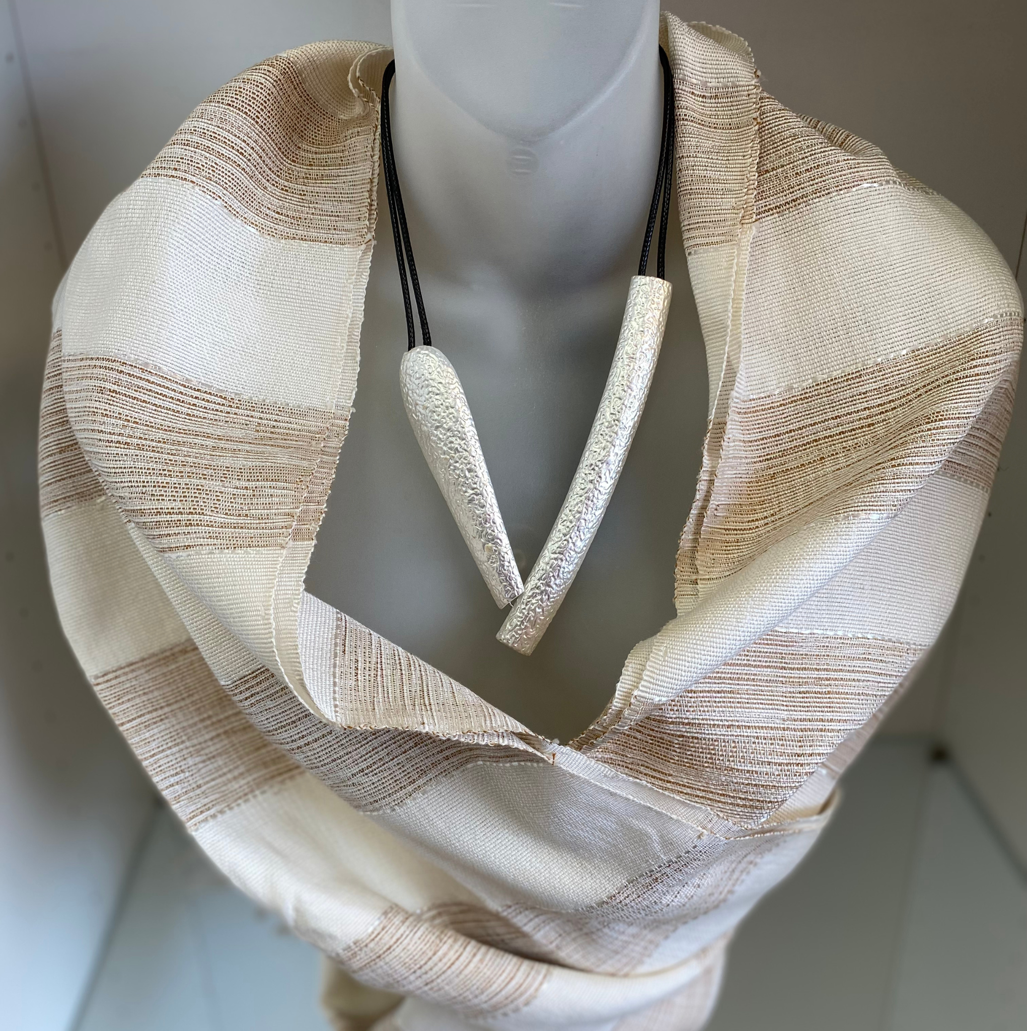 Raw Silk from Madagascar scarf, table Runners Lamba Landy