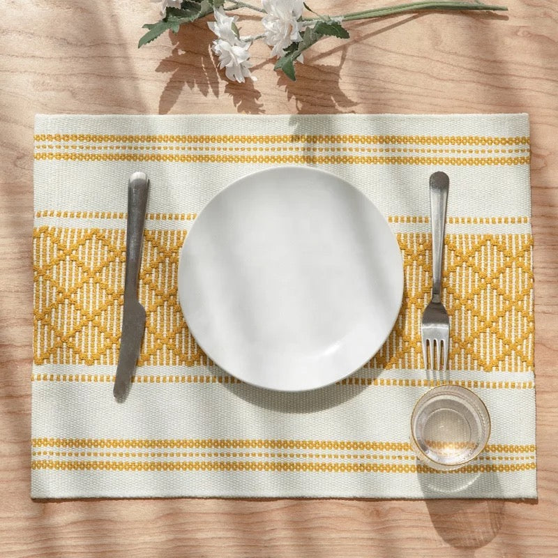 TABLE MATS SETS, Fabric Place Mats, Rectangle placemats