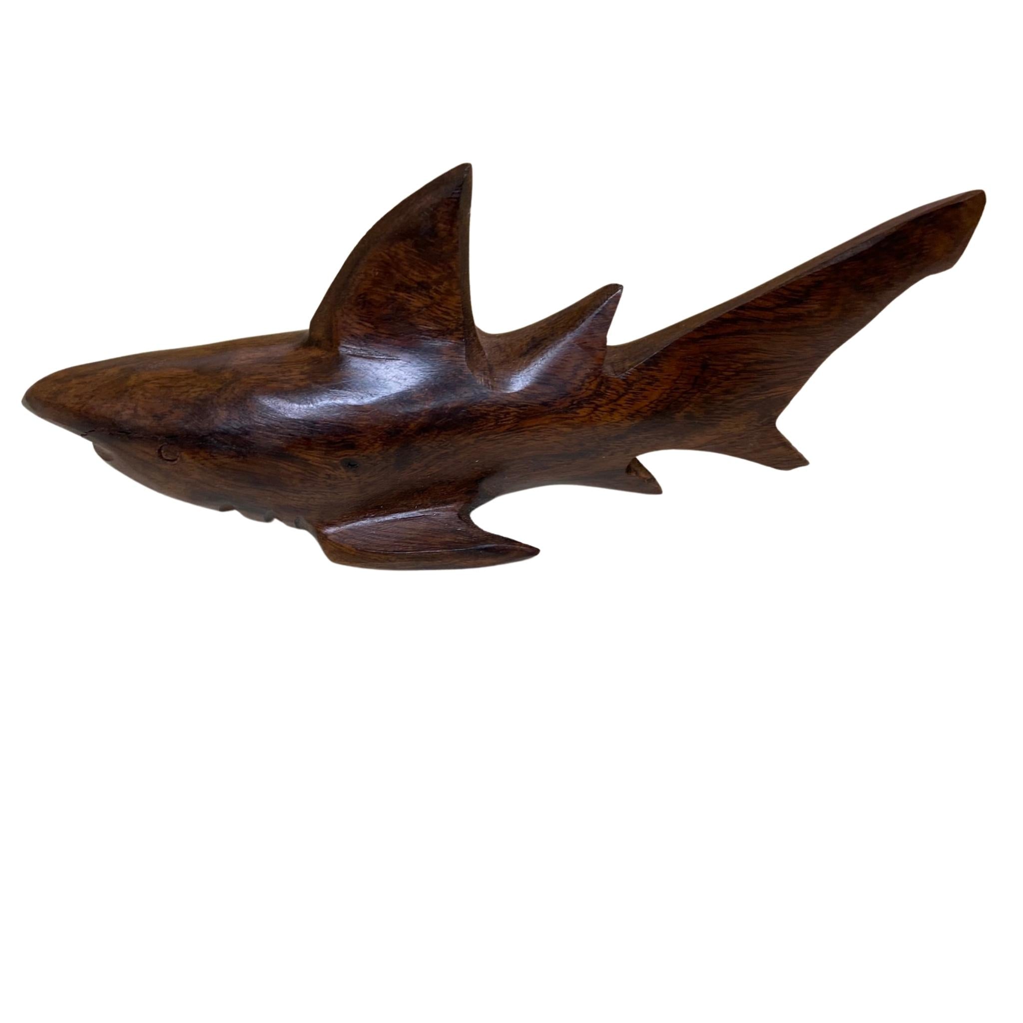 Vintage look Shark sculpture Baby Shark Handmade
