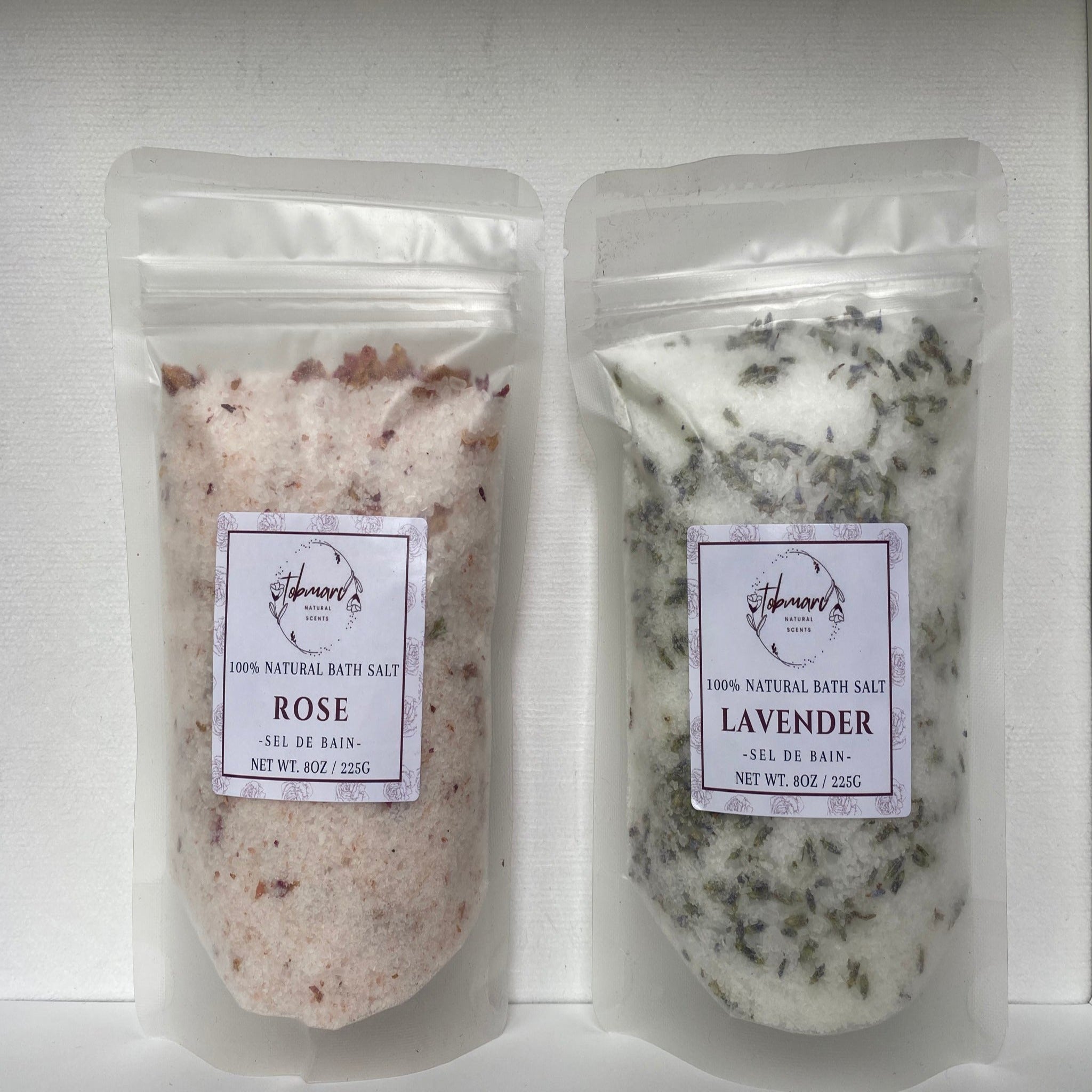 Bath Salts Refills, Relaxation Gifts|Gift for Her| Spa Gift |Lavender Bath Salts|Essential Oils Bath Salts - Tobmarc Home Decor & Gifts