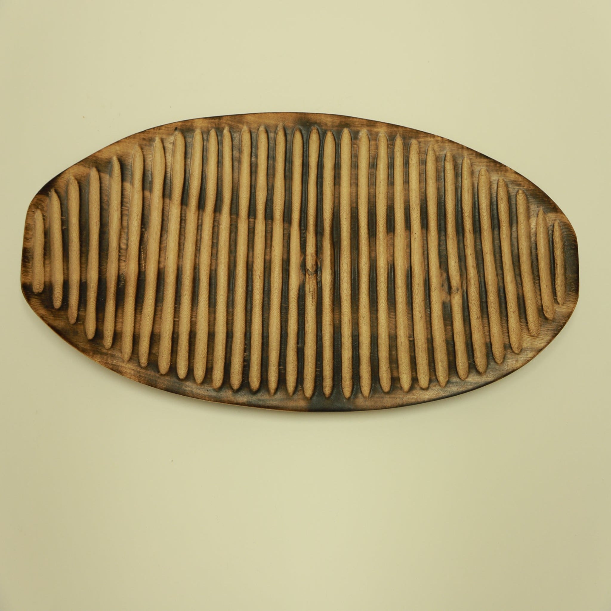 Handcrafted Bread Serving woodenTray Set of 3,