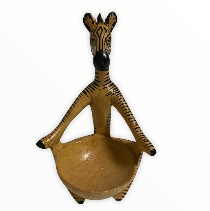Handcrafted Yoga Zebra Bowl