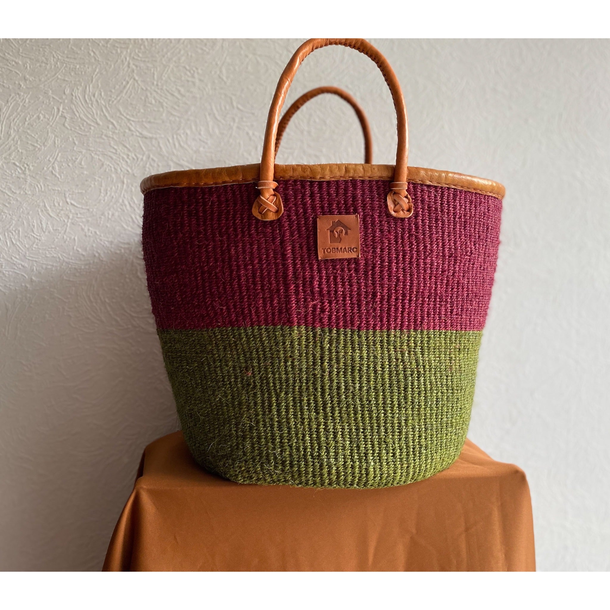 PLANTER BASKET, HOUSEWARMING Basket, Sisal Cute Colorful Beach African Basket, Farm House Organizer Storage Bin Basket - Tobmarc Home Decor & Gifts