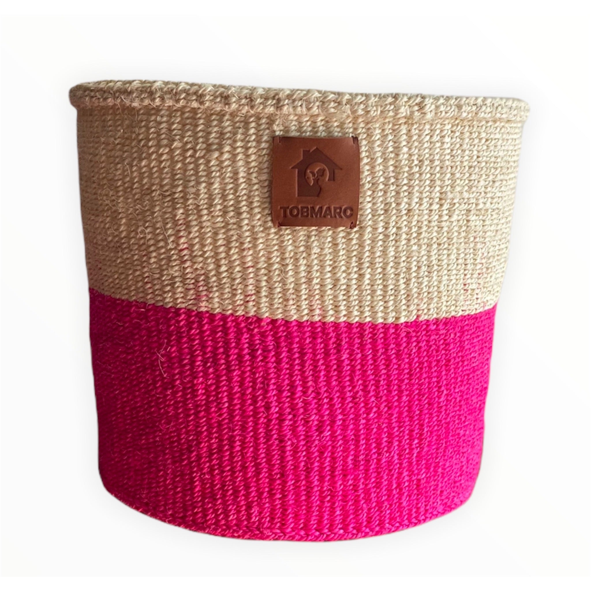 PINKSET3 -Storage basket|Woven Basket|Africa Baskets|Organizing Basket - Tobmarc Home Decor & Gifts