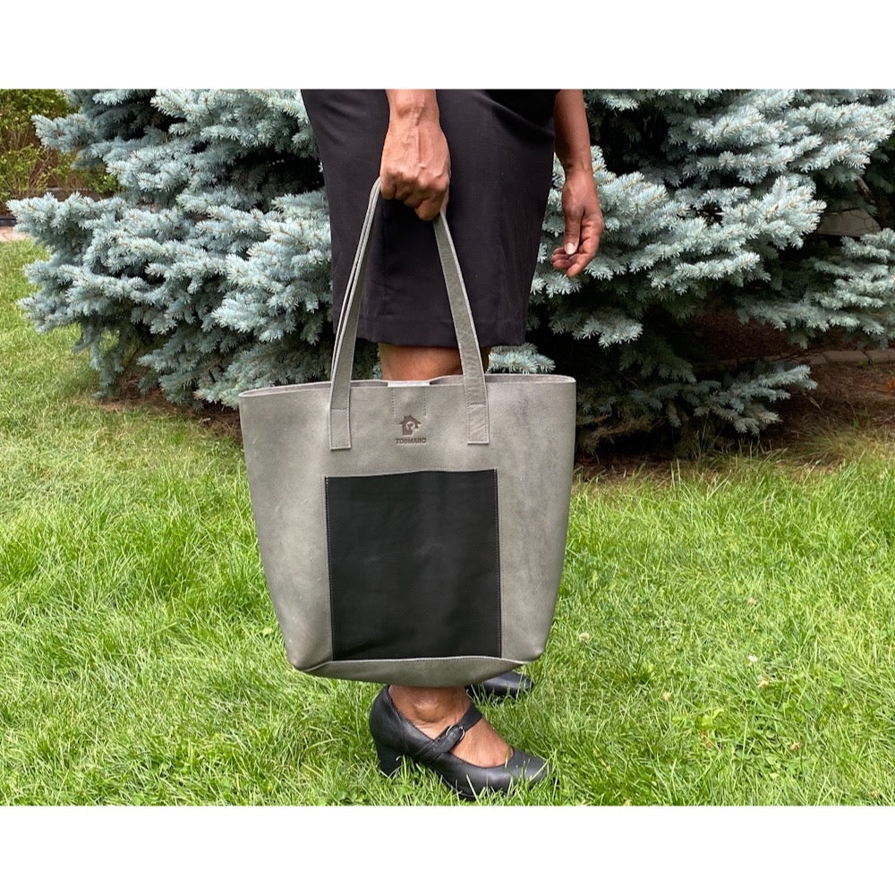 Shopping leather bag, Tote leather bag, Leather tote bag, Woman leather tote, Woman shoulder bag, Travel bagLaptop Bag - Tobmarc Home Decor & Gifts