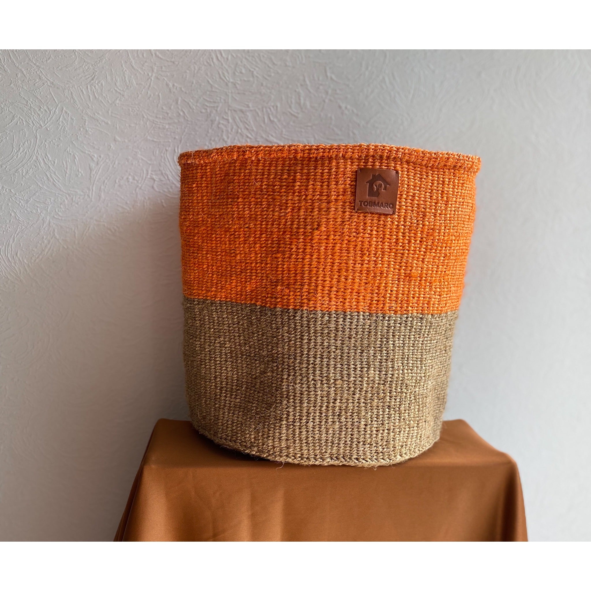 Two-Tone Storage Baskets, Plant Baskets, African Basket Planters, Laundry Basket, Toy Storage Baskets - Tobmarc Home Decor & Gifts