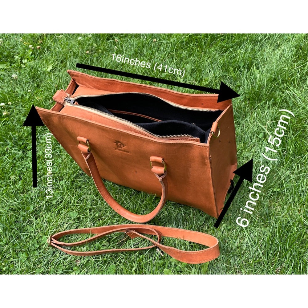 Laptop Bag Women, Business Leather Bag, Leather Shoulder Bag, Bags for Women, Anniversary Gift, Women Messenger Bag, Briefcase Women - Tobmarc Home Decor & Gifts