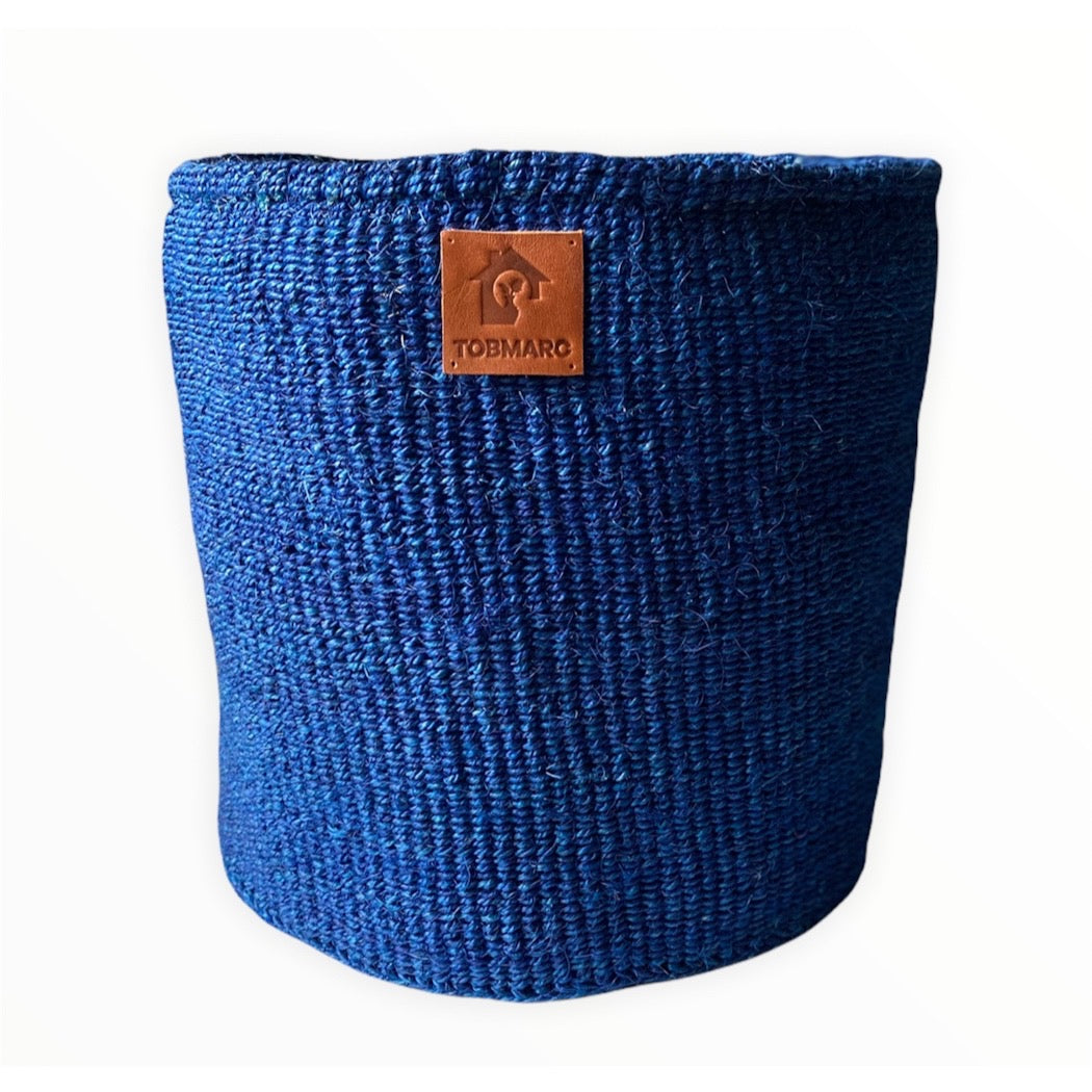 PLABLUSE2- African basket, Market basket with leather handles, Woven tote bags, African storage basket, Gift for her, African bags - Tobmarc Home Decor & Gifts