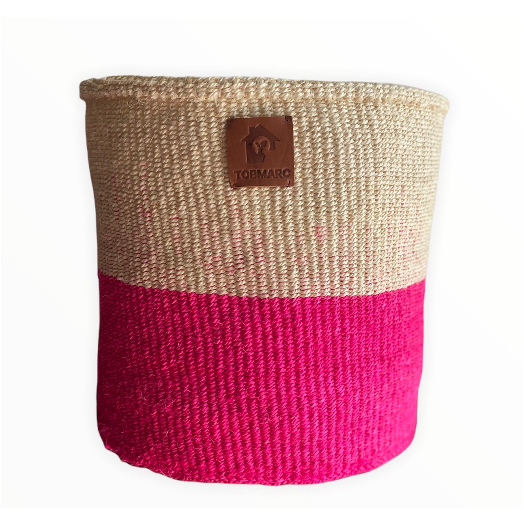 PINKSET3 -Storage basket|Woven Basket|Africa Baskets|Organizing Basket - Tobmarc Home Decor & Gifts