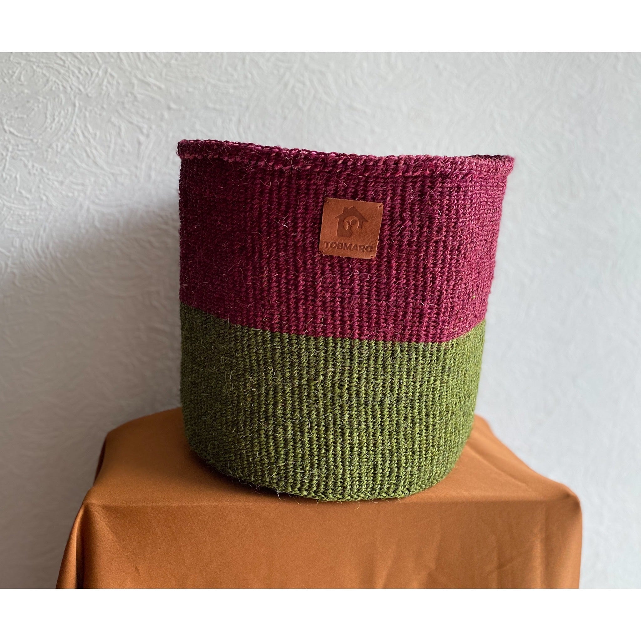 PLANTER BASKET, HOUSEWARMING Basket, Sisal Cute Colorful Beach African Basket, Farm House Organizer Storage Bin Basket - Tobmarc Home Decor & Gifts