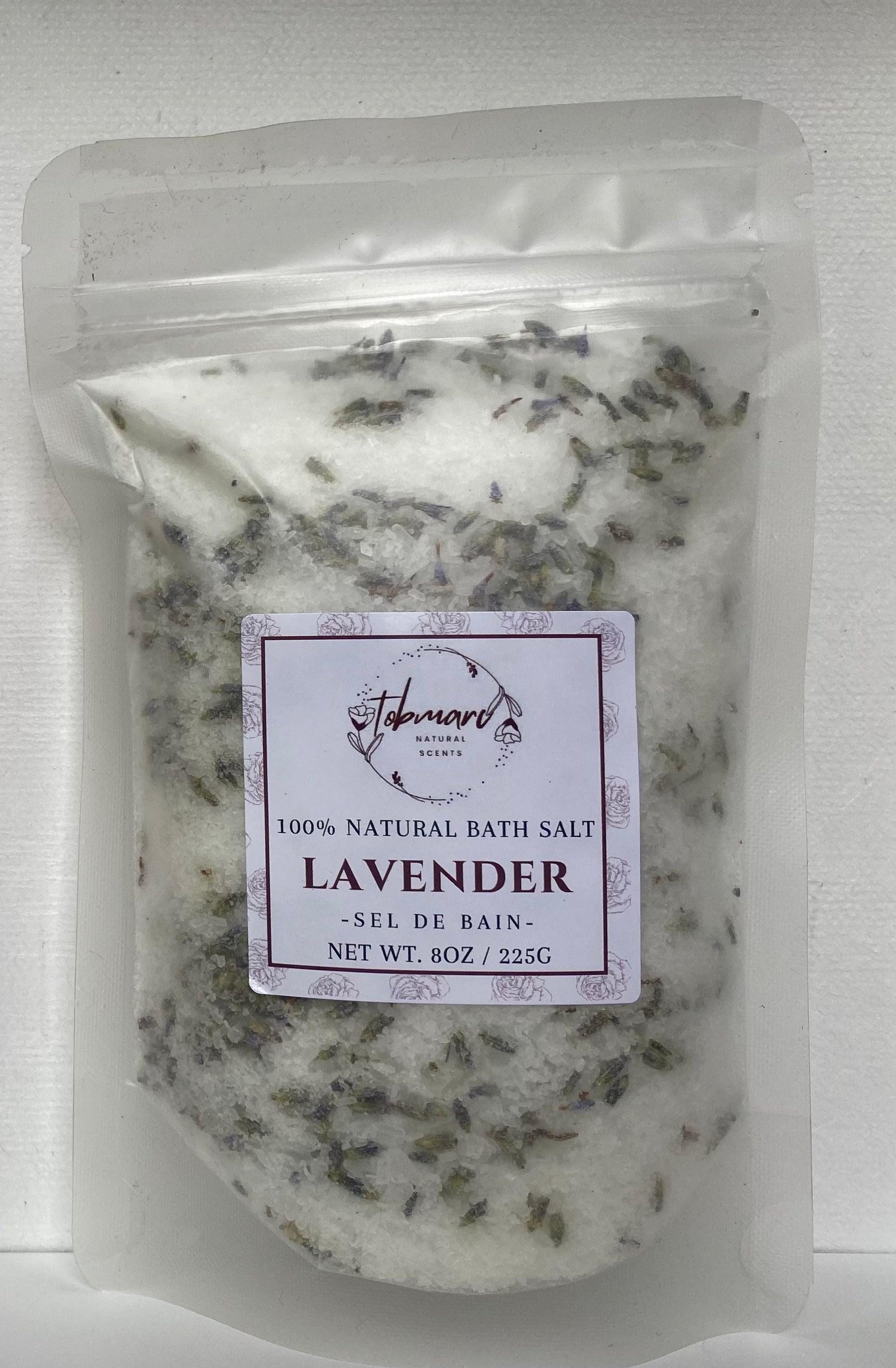 Bath Salts Refills, Relaxation Gifts|Gift for Her| Spa Gift |Lavender Bath Salts|Essential Oils Bath Salts - Tobmarc Home Decor & Gifts