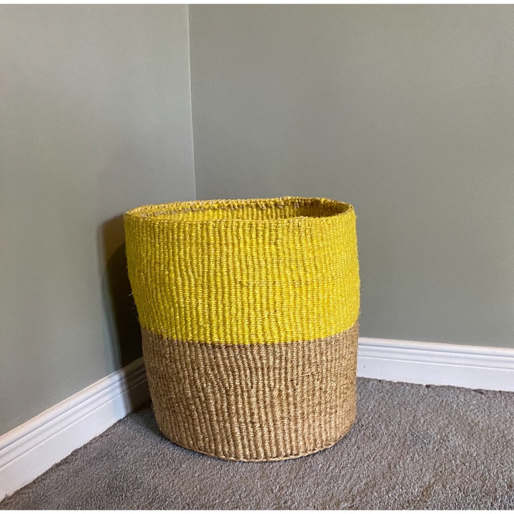 frican Basket Planters| Laundry Basket |Toy Storage Basket | Sisal Basket | Kiondo. Blocked Baskets - Tobmarc Home Decor & Gifts