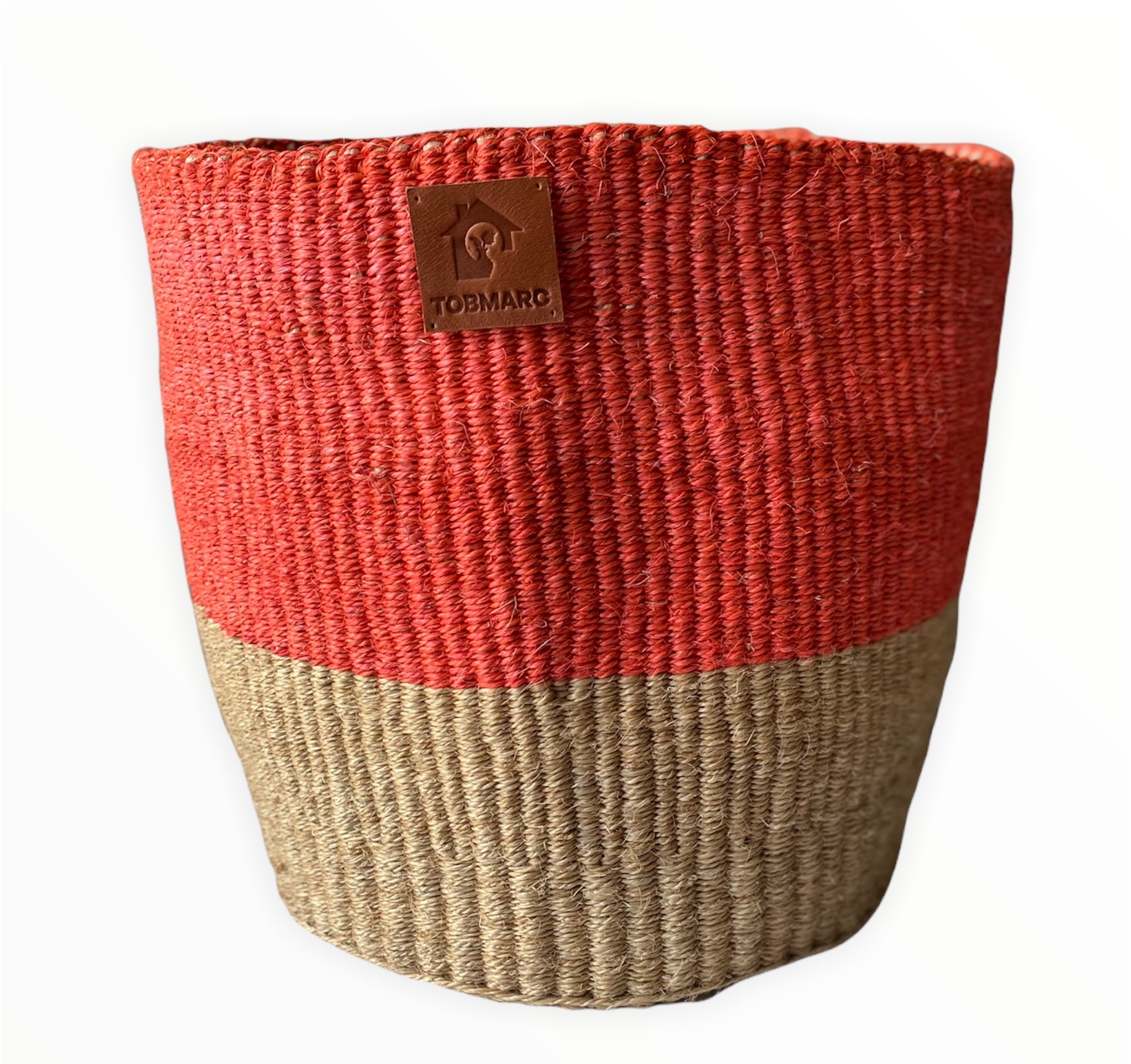 ORABEISET2- LAUNDRY BASKET, TOY Storage Basket, Wonderful Blocked Baskets Home Organizing Kiondo Beach Basket With Handles, Elegant Basket - Tobmarc Home Decor & Gifts
