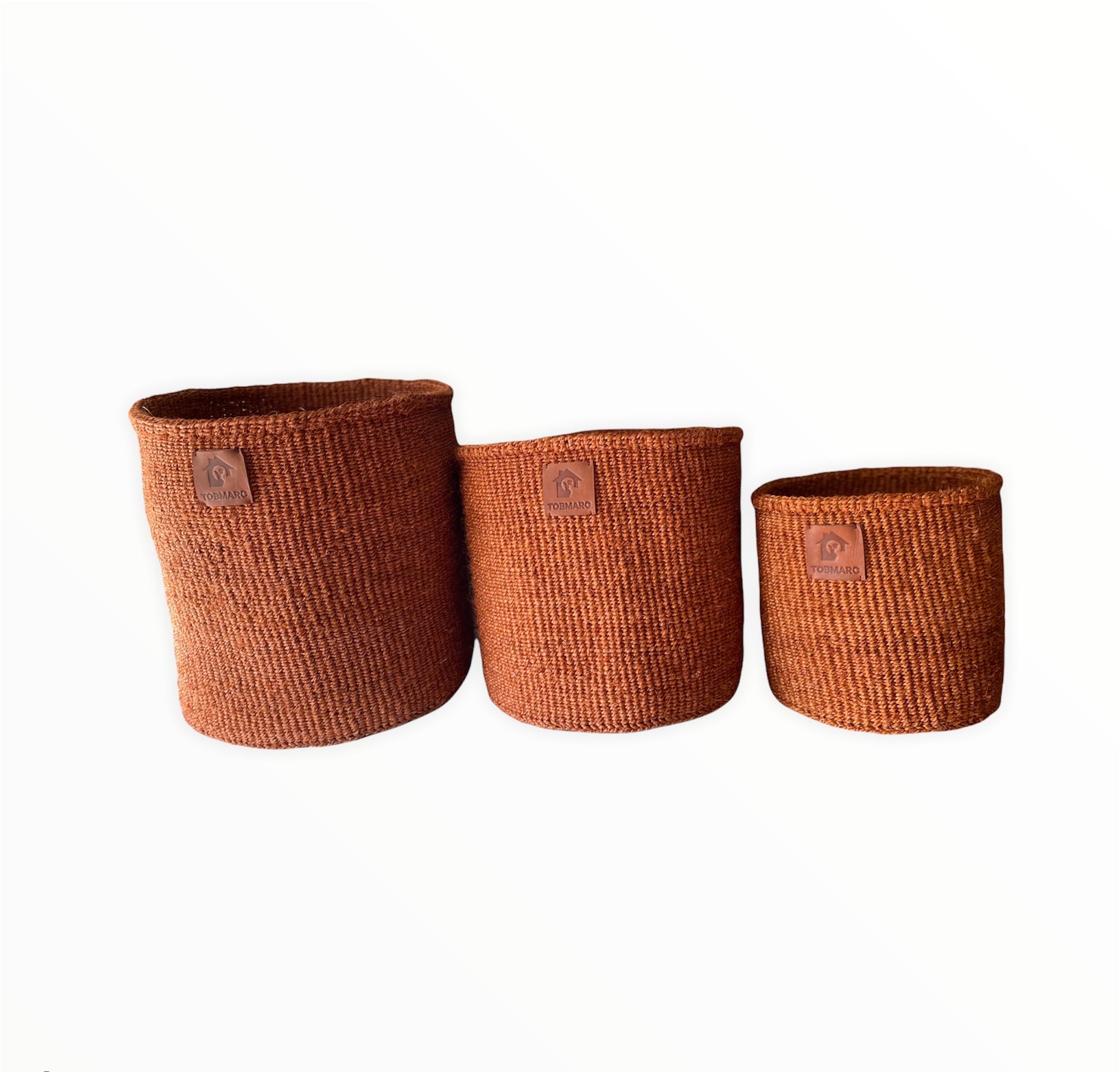 PLANBRO3 -ORGANIZER BASKET, DECORATIVE Basket, Natural Earth Storage Sisal Woven Storage Box Basket Housewarming Gift, Gardening Basket - Tobmarc Home Decor & Gifts