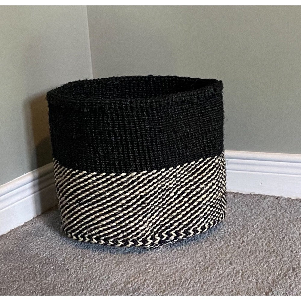 Baskets | Storage Basket | Handmade storage baskets | Round basket storage |Home Storage basket | Patterned Basket | Woven plant basket - Tobmarc Home Decor & Gifts