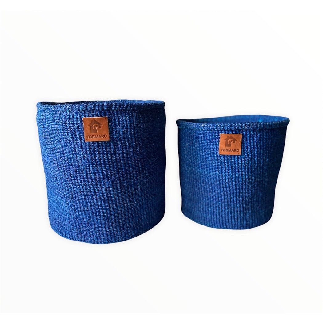 PLABLUSE2- African basket, Market basket with leather handles, Woven tote bags, African storage basket, Gift for her, African bags - Tobmarc Home Decor & Gifts