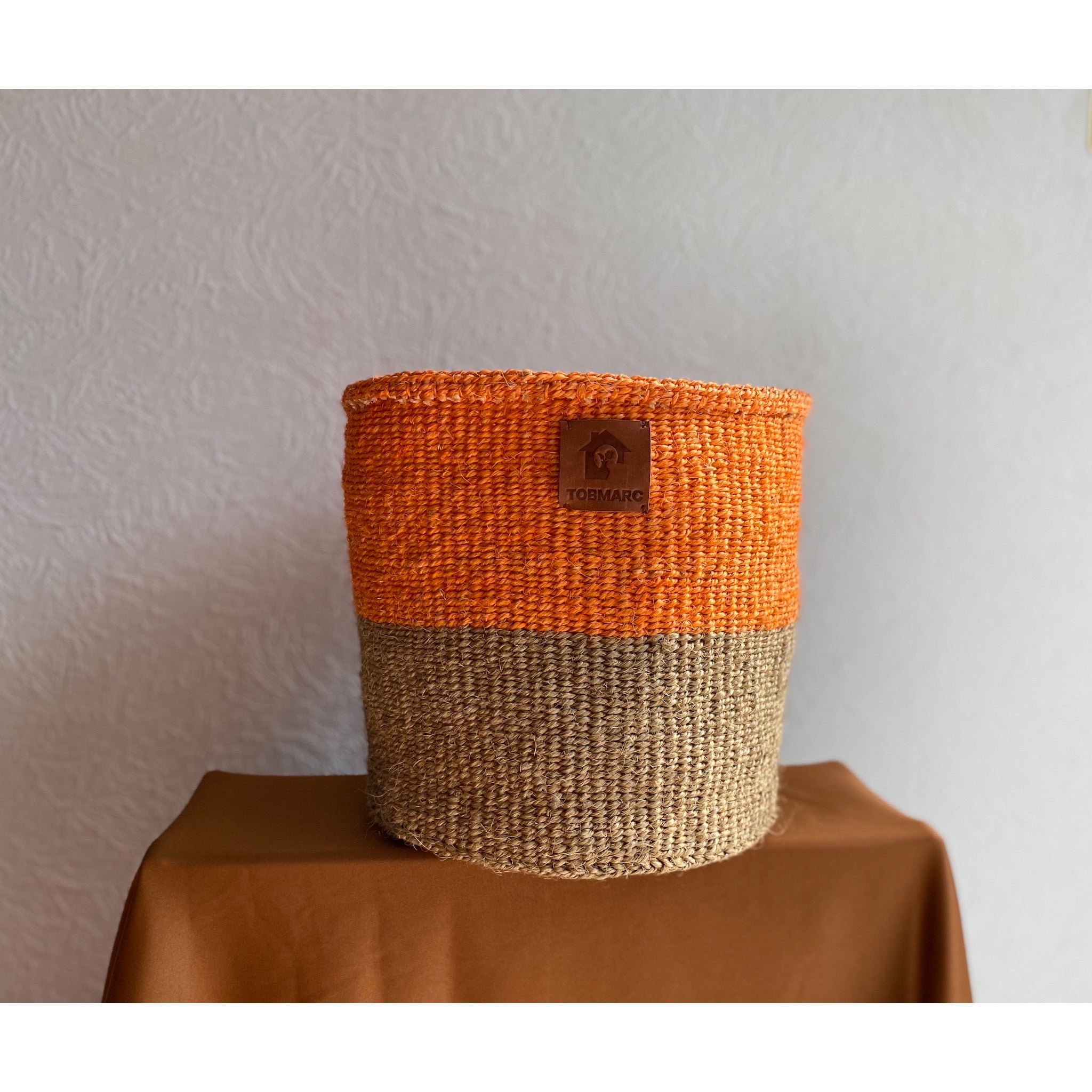 Two-Tone Storage Baskets, Plant Baskets, African Basket Planters, Laundry Basket, Toy Storage Baskets - Tobmarc Home Decor & Gifts