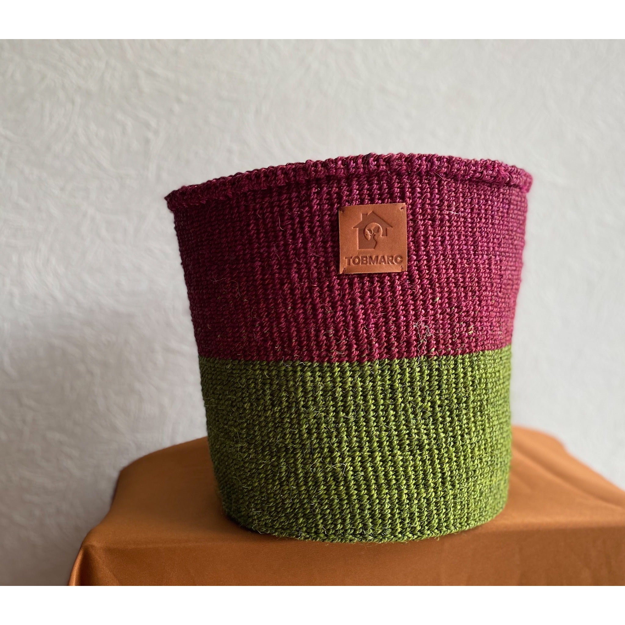 PLANTER BASKET, HOUSEWARMING Basket, Sisal Cute Colorful Beach African Basket, Farm House Organizer Storage Bin Basket - Tobmarc Home Decor & Gifts