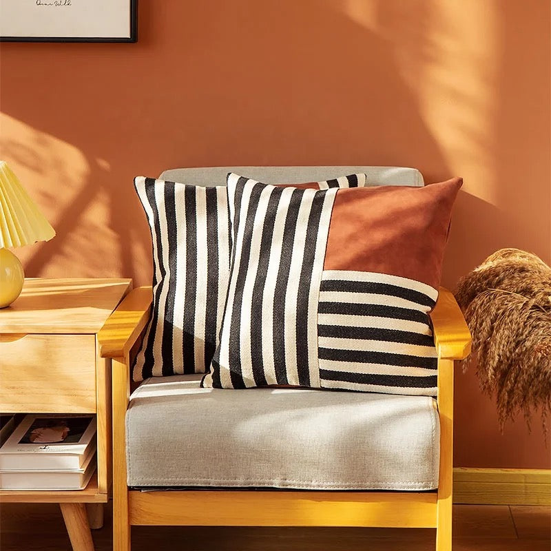 Faux Leather Patterned Cushion Covers - Tobmarc Home Decor & Gifts