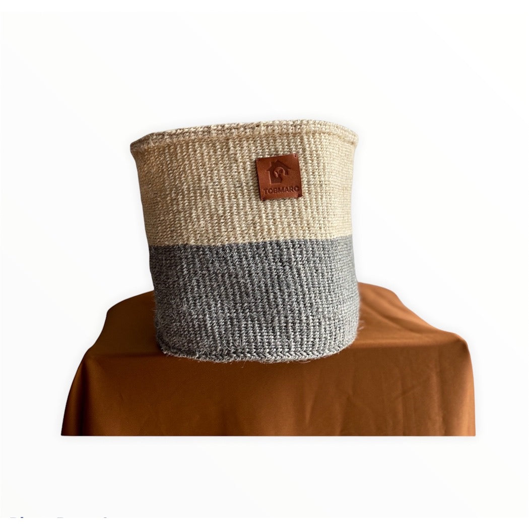 WHIGRE2 - BLANKET BASKET, BASKET With Handle, Organizing Sisal Fiber Shopping Toy Storage Bag, Woven Storage Custom Toy Personalized Basket - Tobmarc Home Decor & Gifts