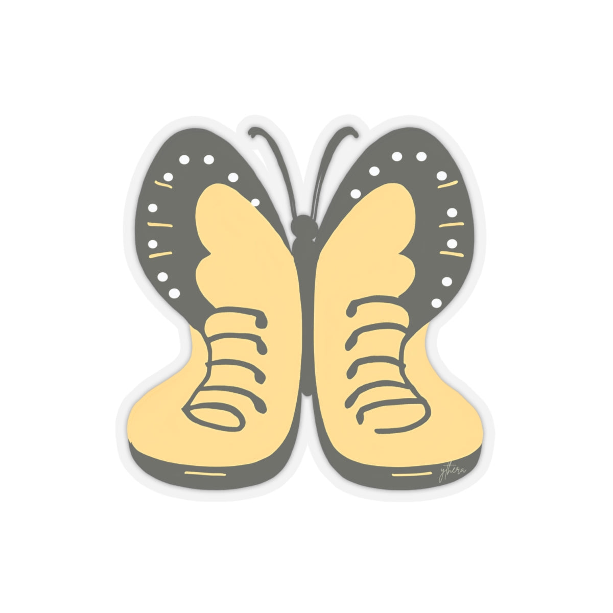 Whimsical Butterfly Kiss-Cut Stickers - Fun, Colorful Decor for Your Laptop & More