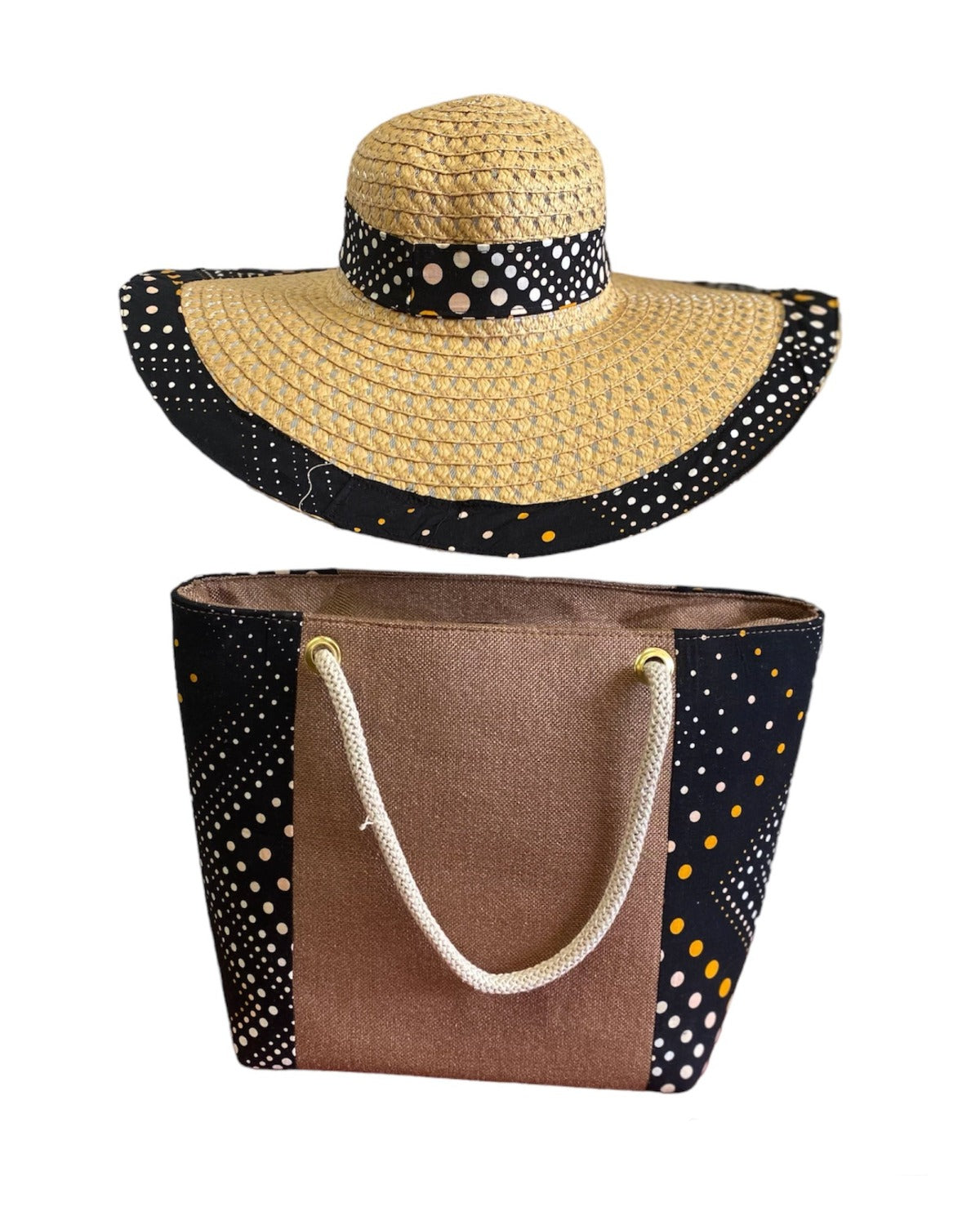 Summer African Handbag and a matching Hat