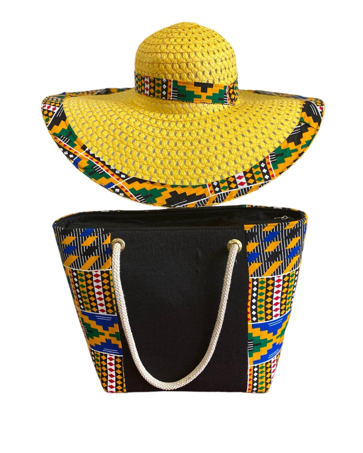 Summer African Handbag and a matching Hat