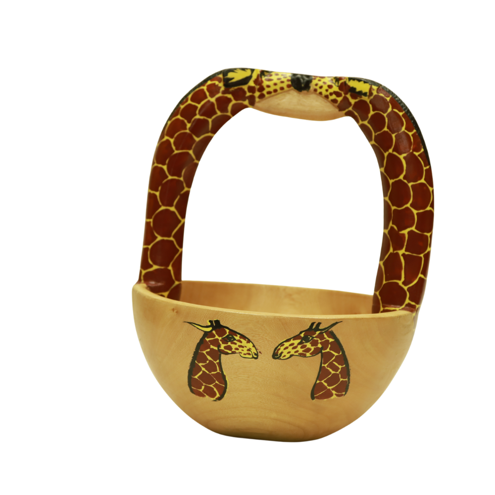 Giraffe Bowl with Handle