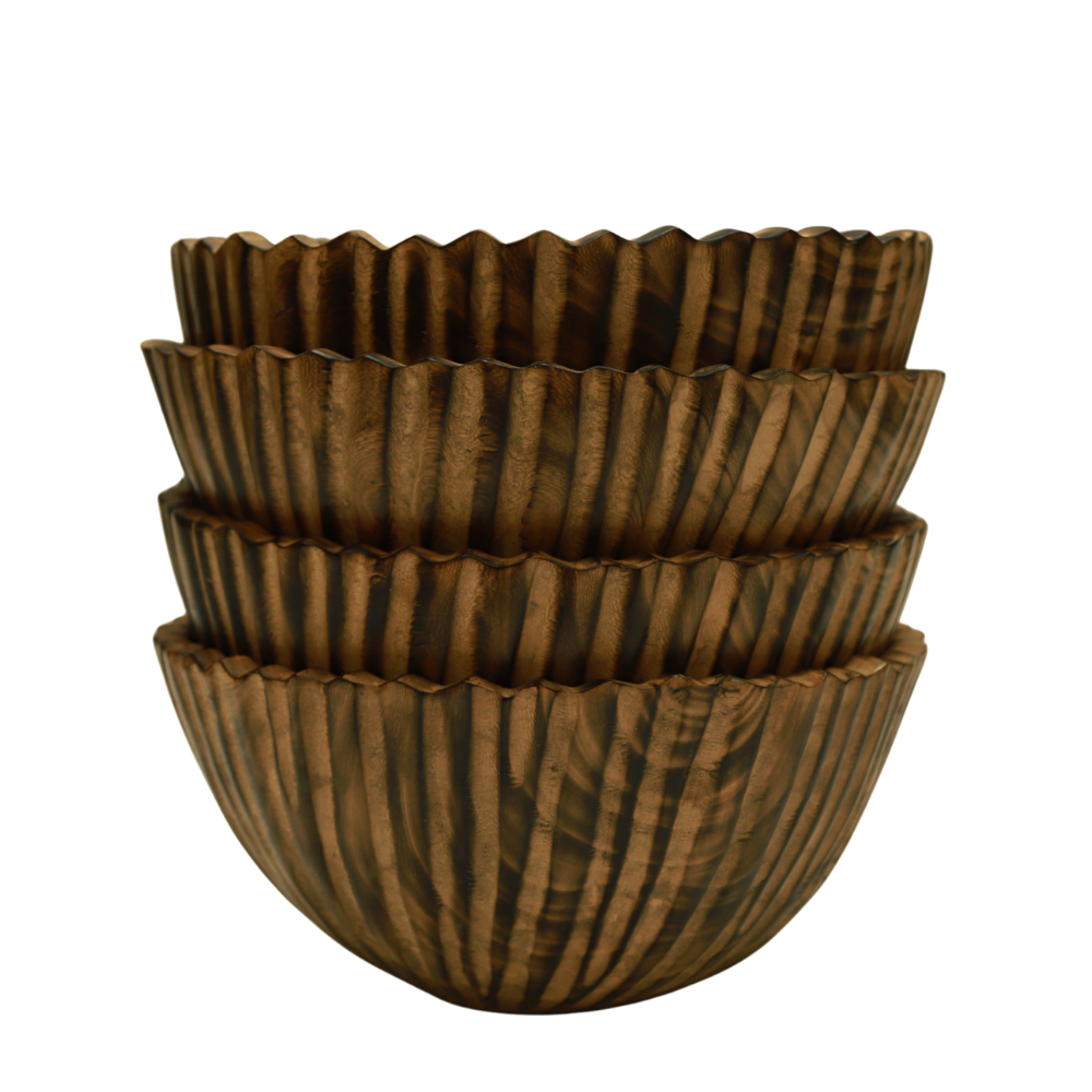 Zebra Bowls Set