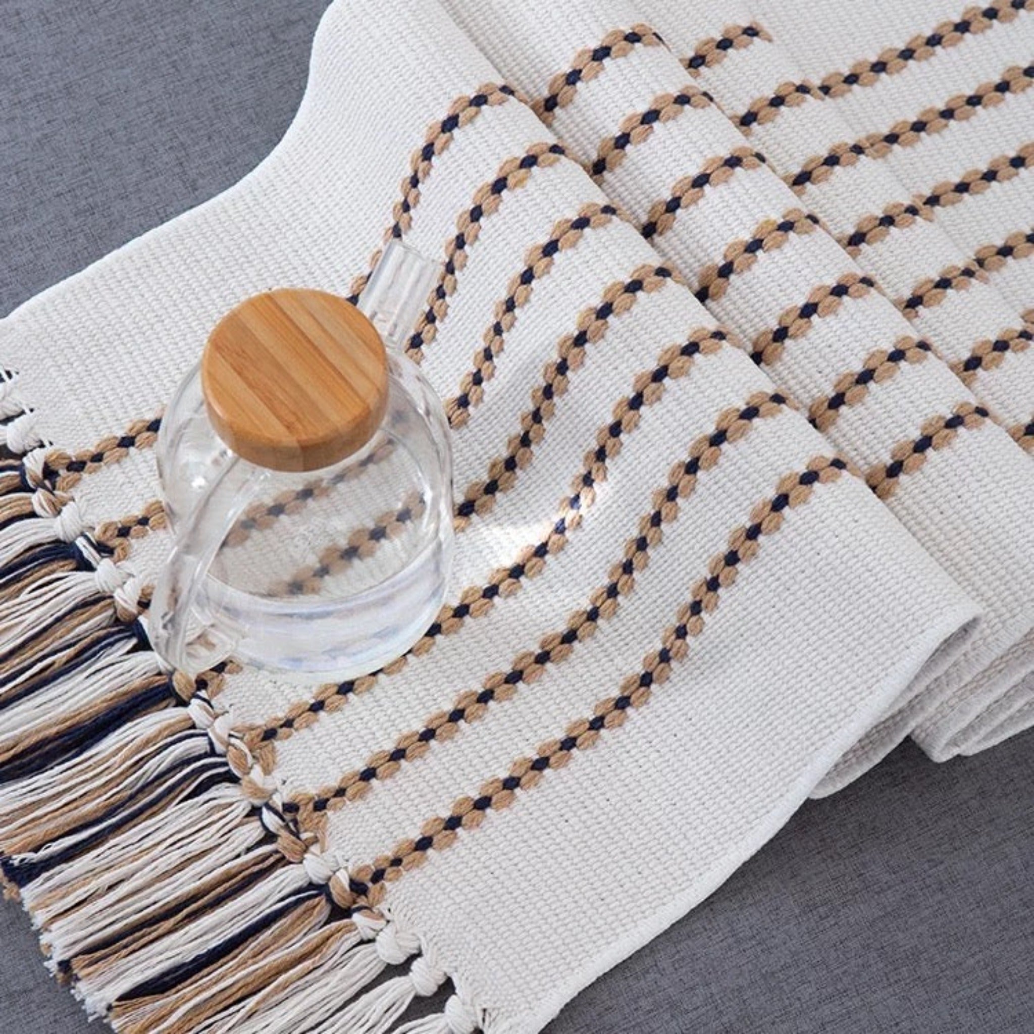 BOHO TABLE RUNNER, Modern Luxury  Table Runner And Placemat