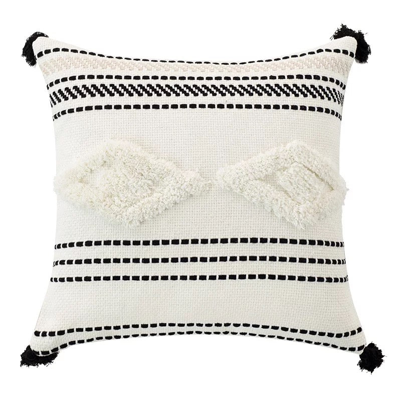 Bohemian decorative cushion covers cotton tufted bed pillow cover Nordic home decor for bedroom couch patio