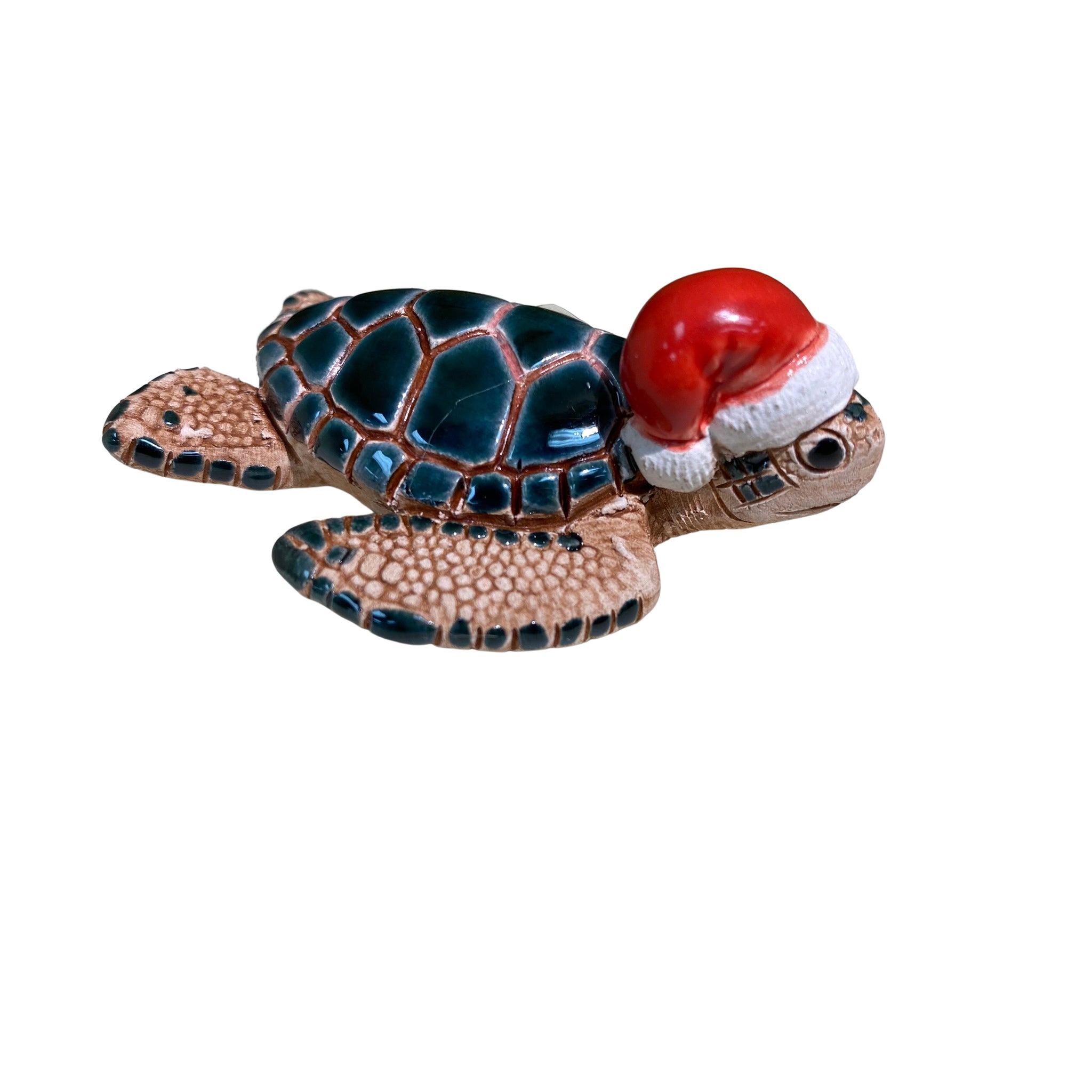 Turtle Fridge Magnet Santa Clause Turtle Magnet - Tobmarc Home Decor & Gifts 