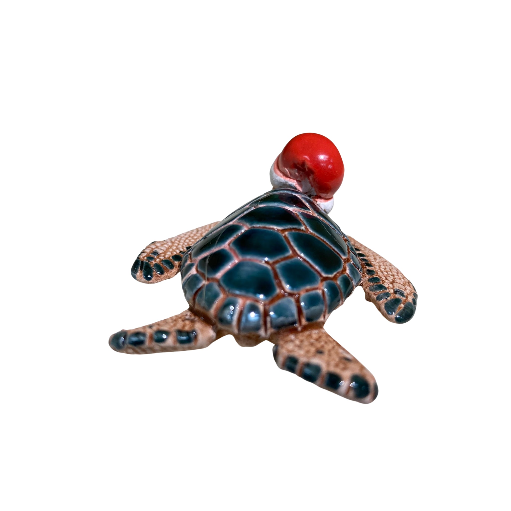 Turtle Fridge Magnet Santa Clause Turtle Magnet - Tobmarc Home Decor & Gifts 