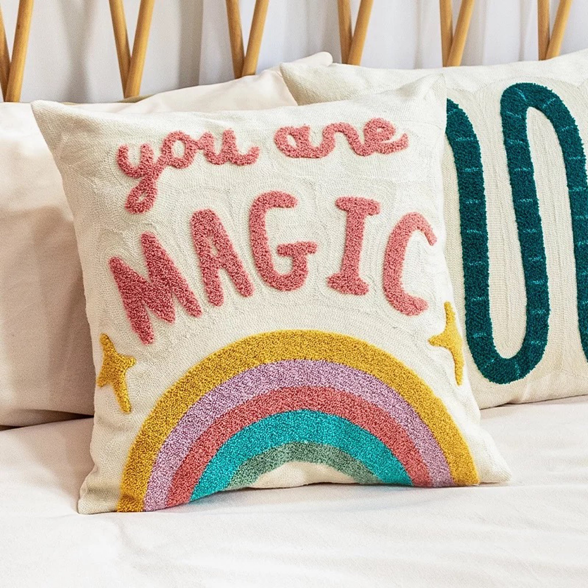 Rainbow Animal Pattern pillow cover 45cmx45cm