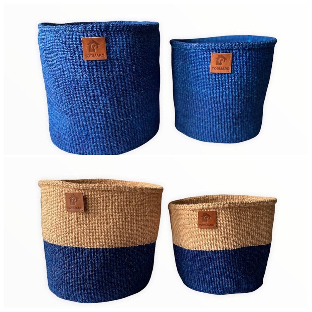 WHOLESALE KIONDO  BASKET Storage African Sisal Handwoven Basket Wholesale Set 4 - Tobmarc Home Decor & Gifts 