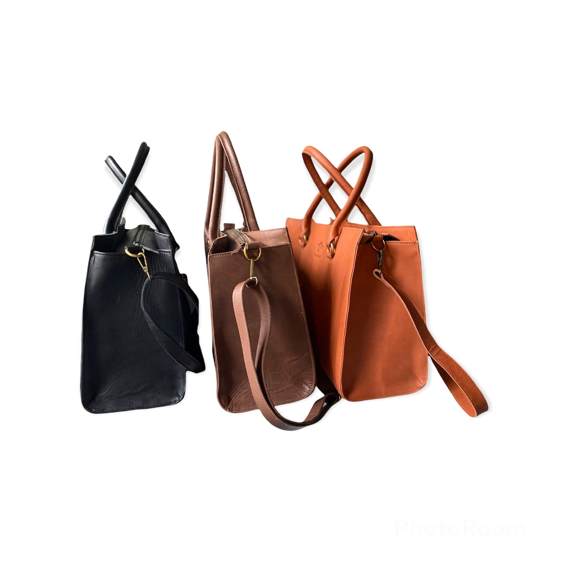 GENUINE PULL-UP LEATHER Work Laptop Shoulder Bag for Women - Tobmarc Home Decor & Gifts 