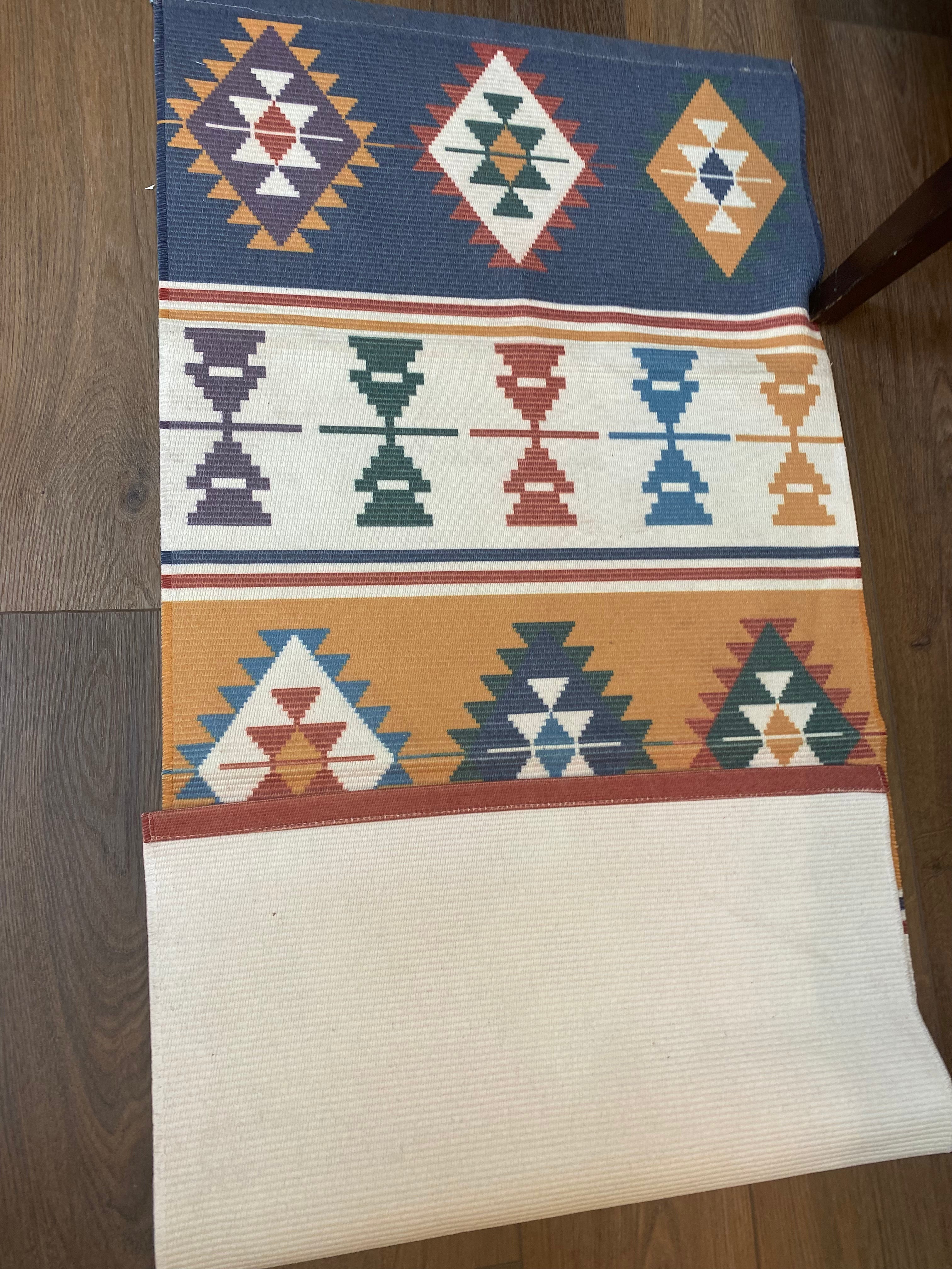 Bedside  Rugs and Carpets for Living Room Cotton Floor Mat Diamond