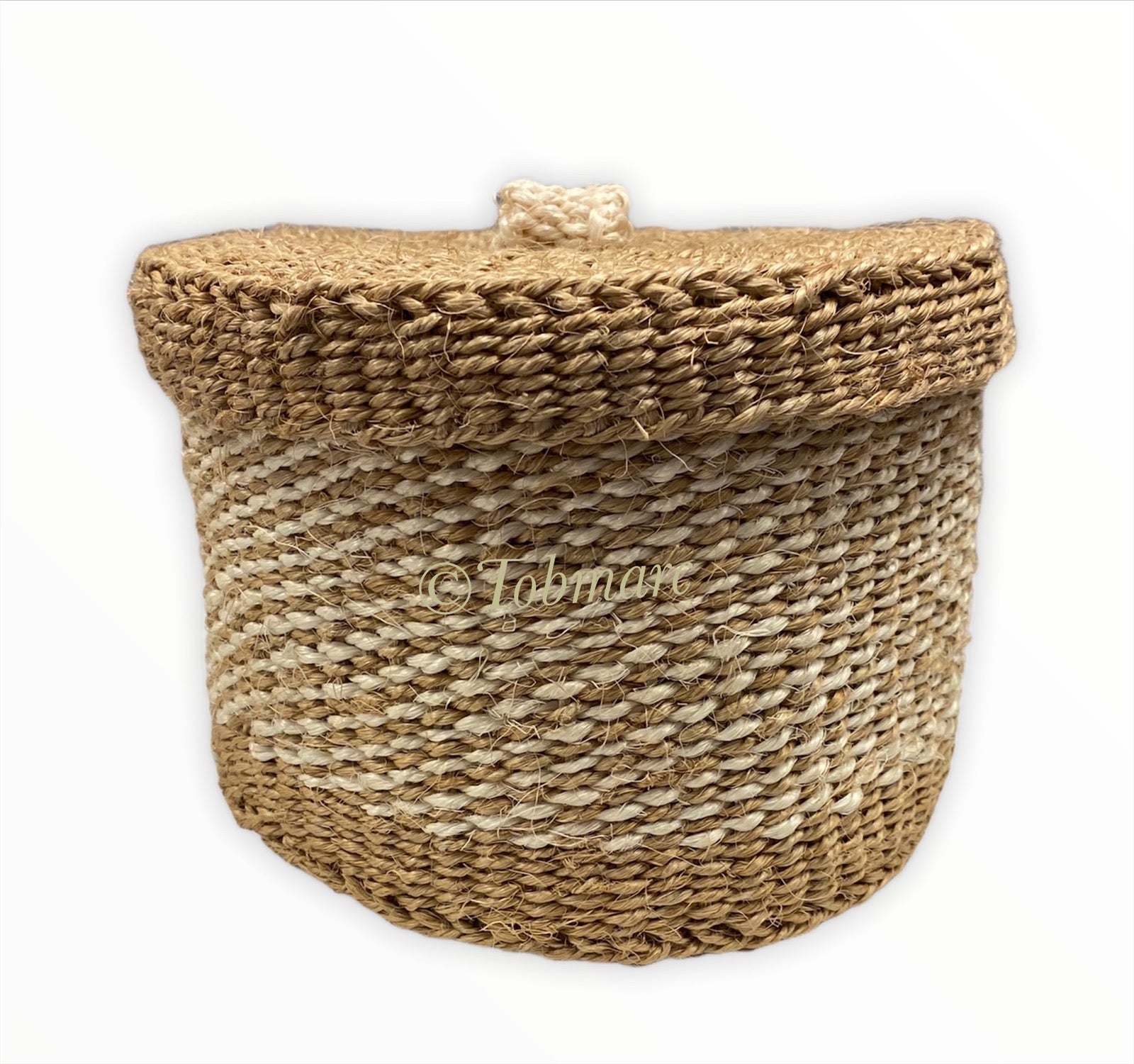 WOVEN STORAGE BASKET, Decorative Basket, Handmade Eco- Friendly Hand W