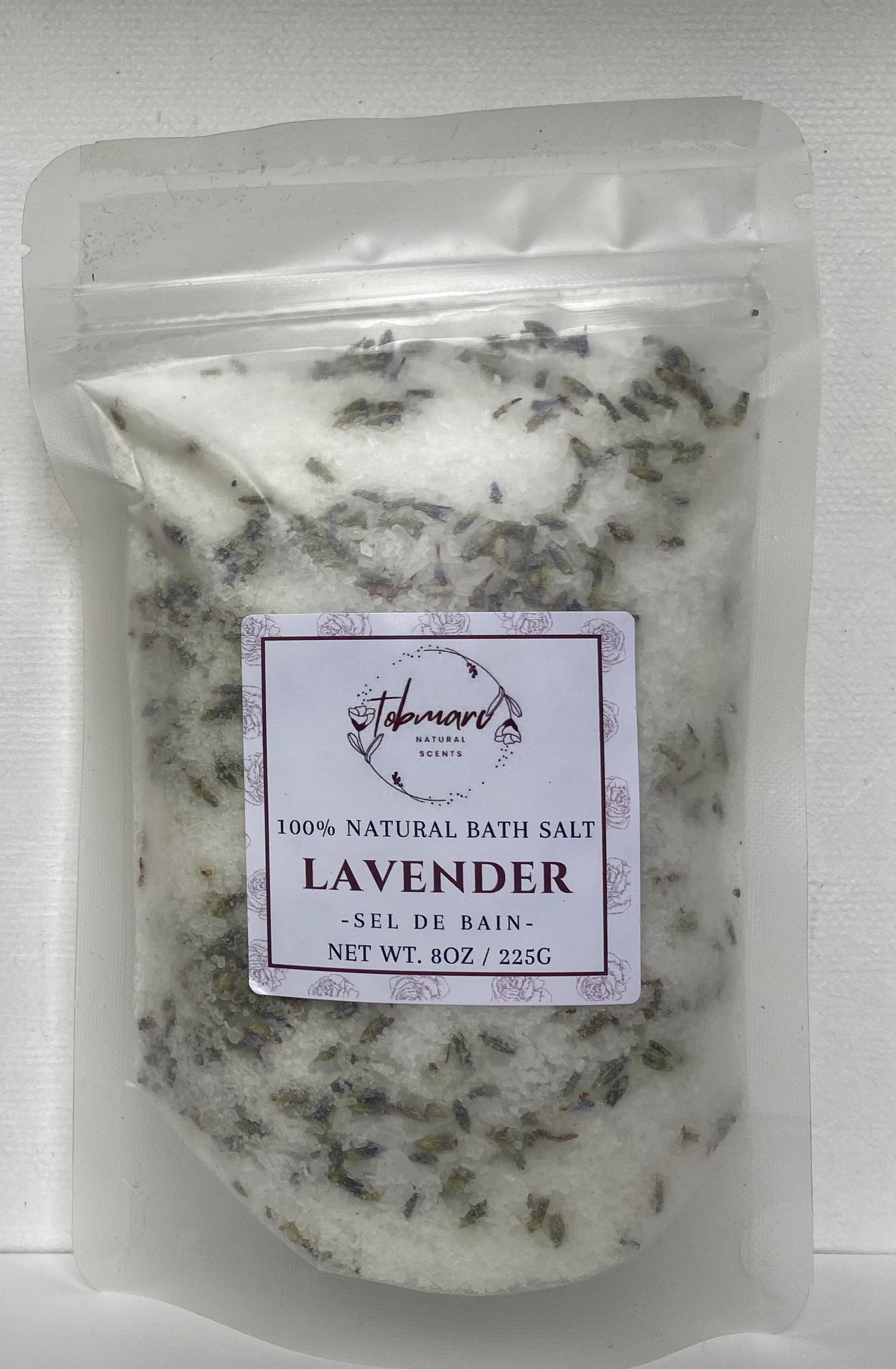 Bath Salts Refills, Relaxation Gifts|Gift for Her| Spa Gift |Lavender Bath Salts|Essential Oils Bath Salts - Tobmarc Home Decor & Gifts 