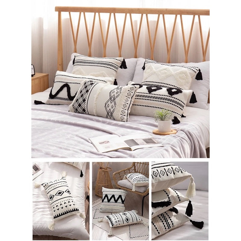 Home accessories boho design hand tufted cushion pillow cover - Tobmarc Home Decor & Gifts 