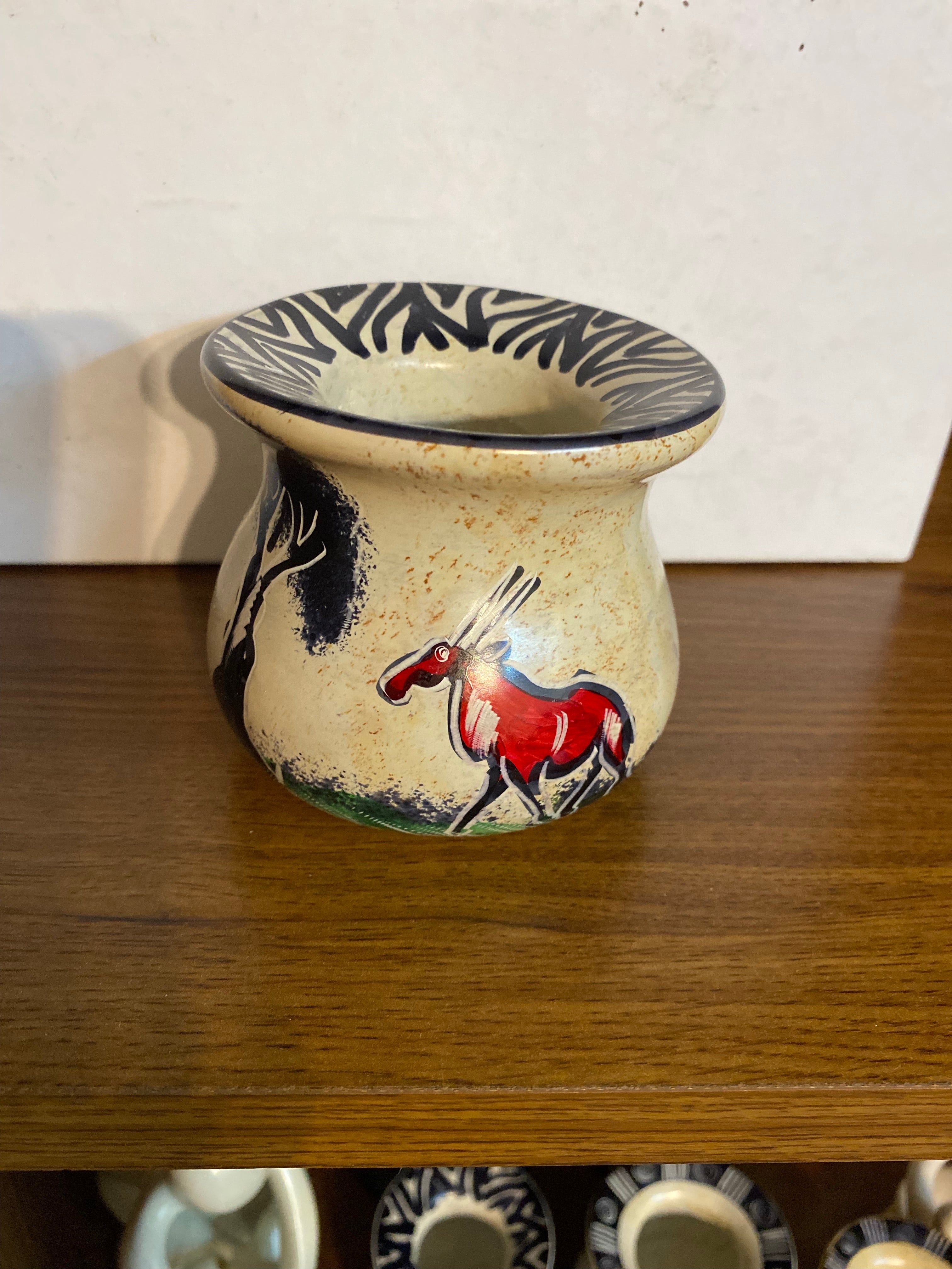 Kenya Hand Carved Soapstone Bowl Vase , Animal decorated pots made of Soapstone - Tobmarc Home Decor & Gifts 