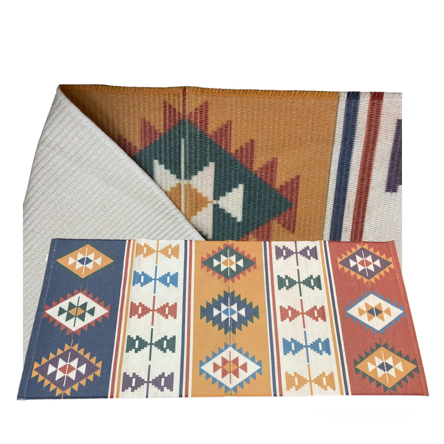 Bedside  Rugs and Carpets for Living Room Cotton Floor Mat Diamond