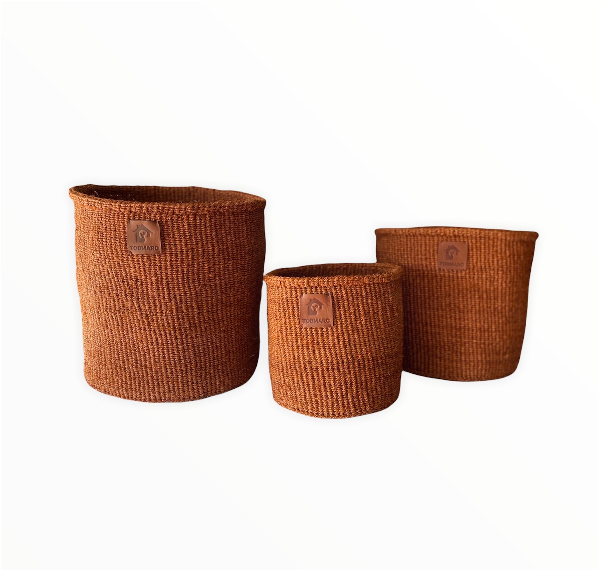 PLANBRO3  -ORGANIZER BASKET, DECORATIVE Basket, Natural Earth Storage Sisal Woven Storage Box Basket Housewarming Gift, Gardening Basket - Tobmarc Home Decor & Gifts 