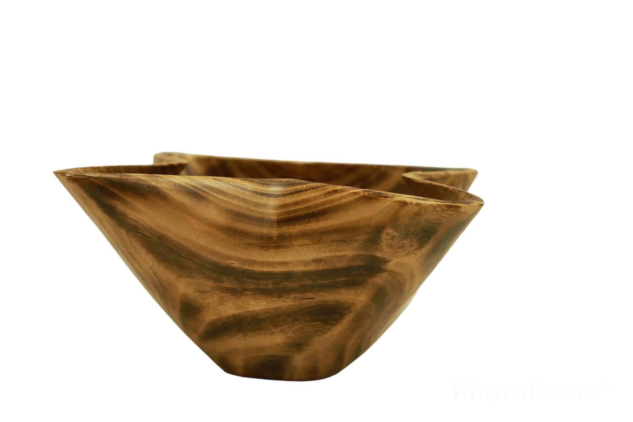 Wavy Square Jacaranda Salad Bowl, Hand carved Bowl, Wooden Bowl, Special gift - Tobmarc Home Decor & Gifts 
