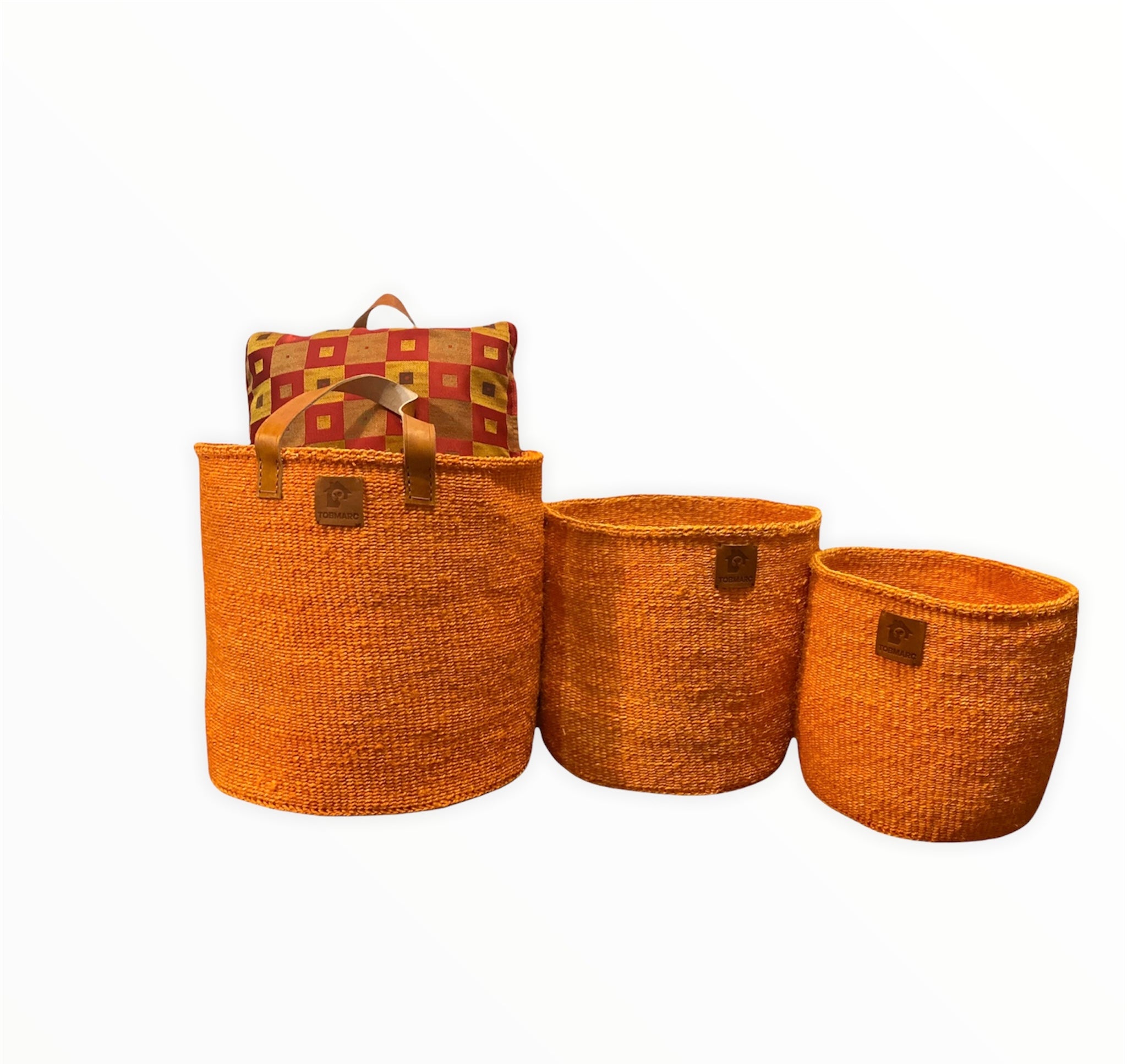 Storage Baskets, Woven Decorative Basket, Plant Baskets, African Basket Planters, Toy Storage Baskets - Tobmarc Home Decor & Gifts 
