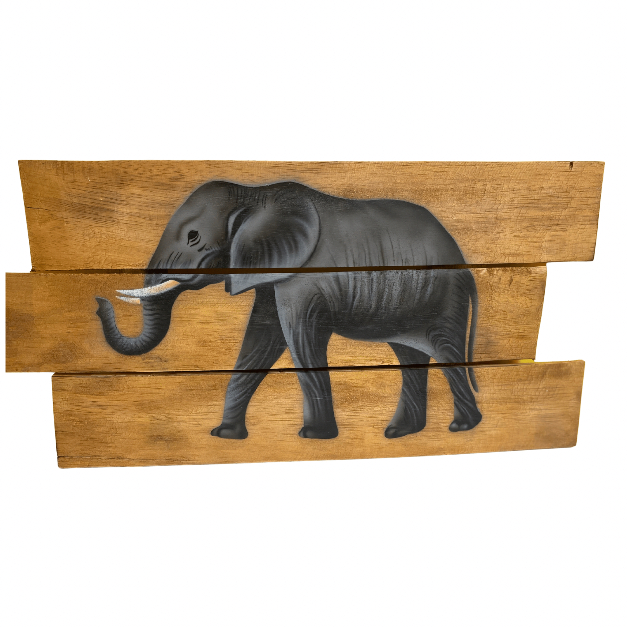 Wood hanging Plate Vintage look hand  painted Animal Wall Hanging - Tobmarc Home Decor & Gifts 