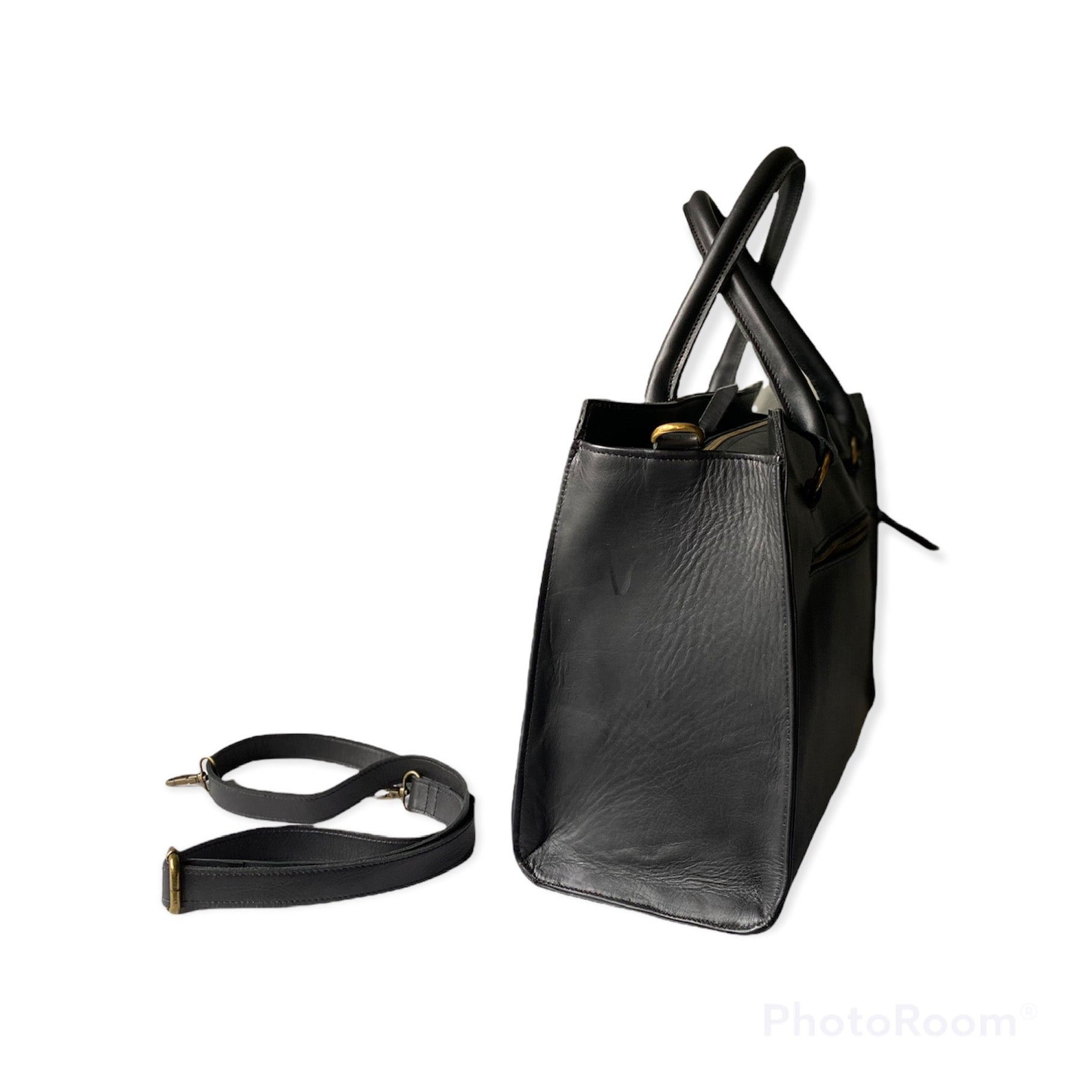 GENUINE PULL-UP LEATHER Work Laptop Shoulder Bag for Women - Tobmarc Home Decor & Gifts 